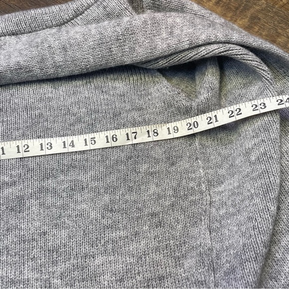 American South Side Gray 100% Alpaca Wool Open Cardigan Sweater Women's Medium - Picture 3 of 10
